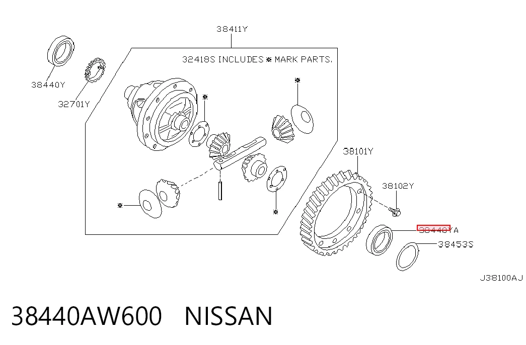 38440AW600 Nissan/Infiniti