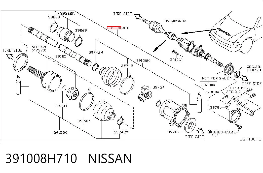 391008H710 Nissan/Infiniti