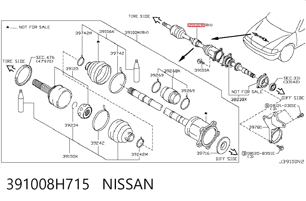 391008H715 Nissan/Infiniti