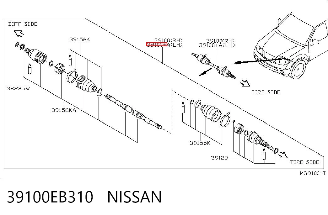 39100EB310 Nissan/Infiniti
