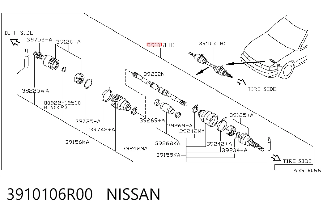 3910106R00 Nissan/Infiniti