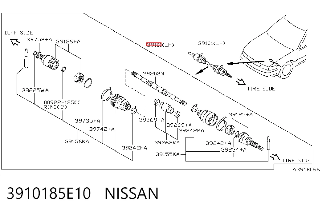 3910185E10 Nissan/Infiniti