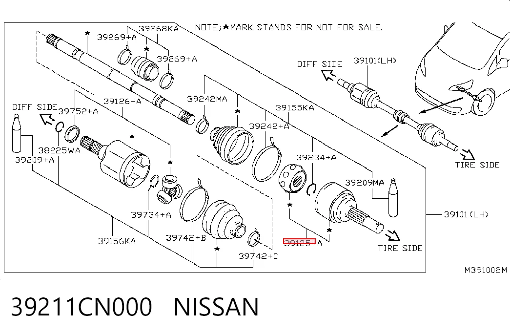39211CN000 Nissan/Infiniti