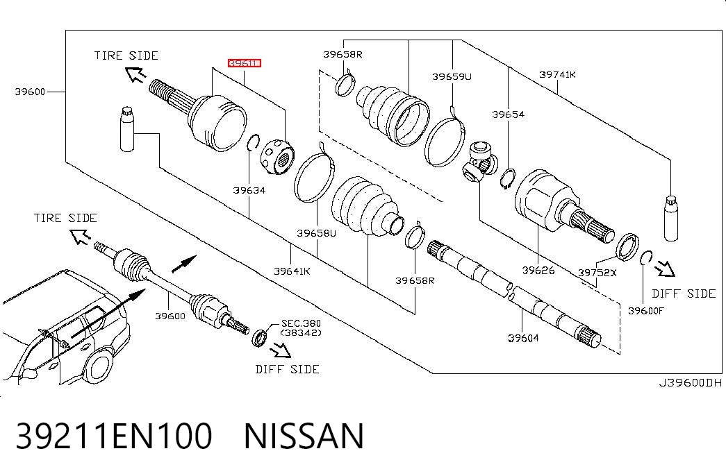 39211EN100 Nissan/Infiniti