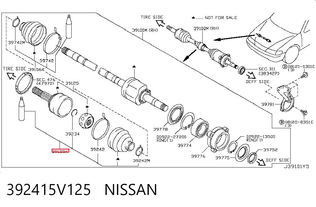 392415V125 Nissan/Infiniti