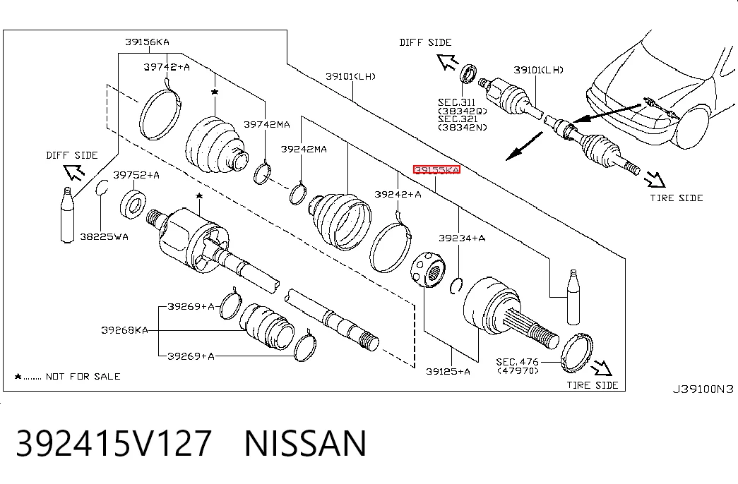 392415V127 Nissan/Infiniti