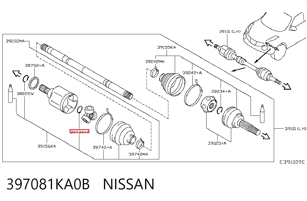 397081KA0B Nissan/Infiniti