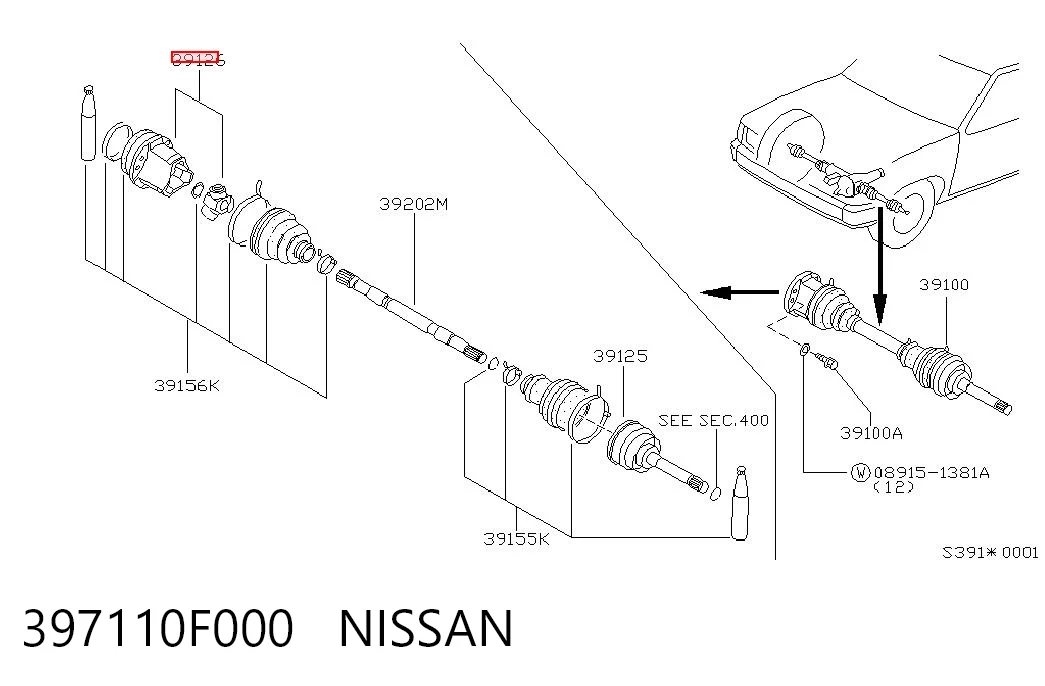397110F000 Nissan/Infiniti