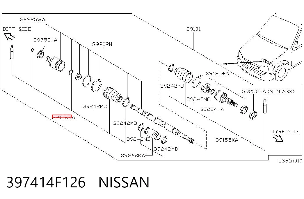 397414F126 Nissan/Infiniti
