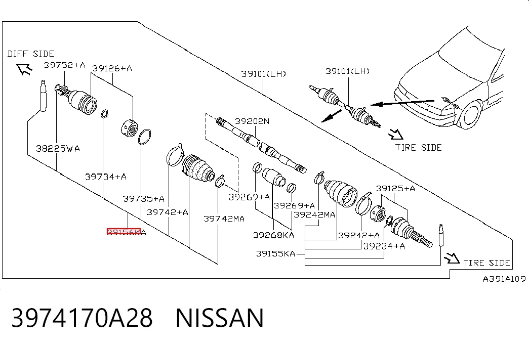 3974170A28 Nissan/Infiniti