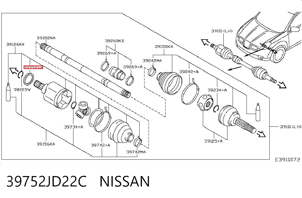 39752JD22C Nissan/Infiniti