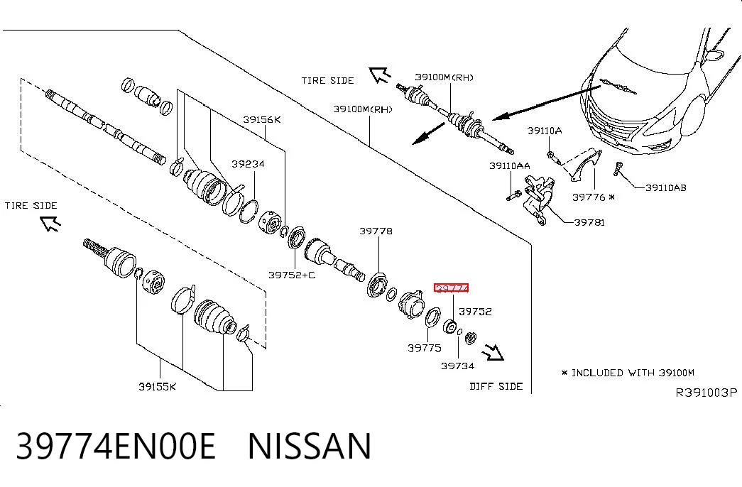 39774EN00E Nissan/Infiniti