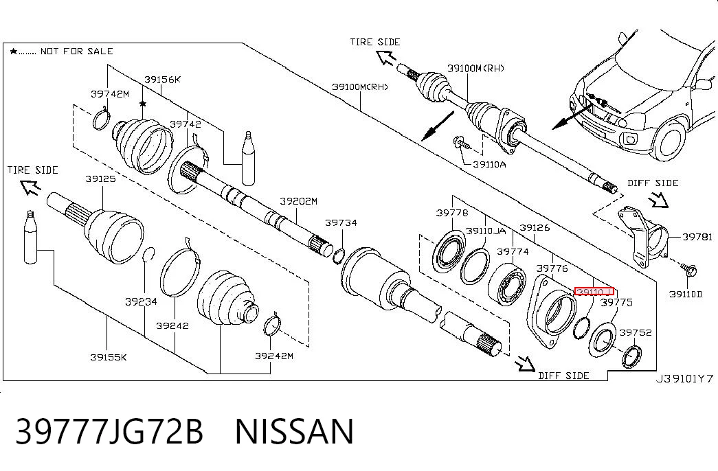 39777JG72B Nissan/Infiniti