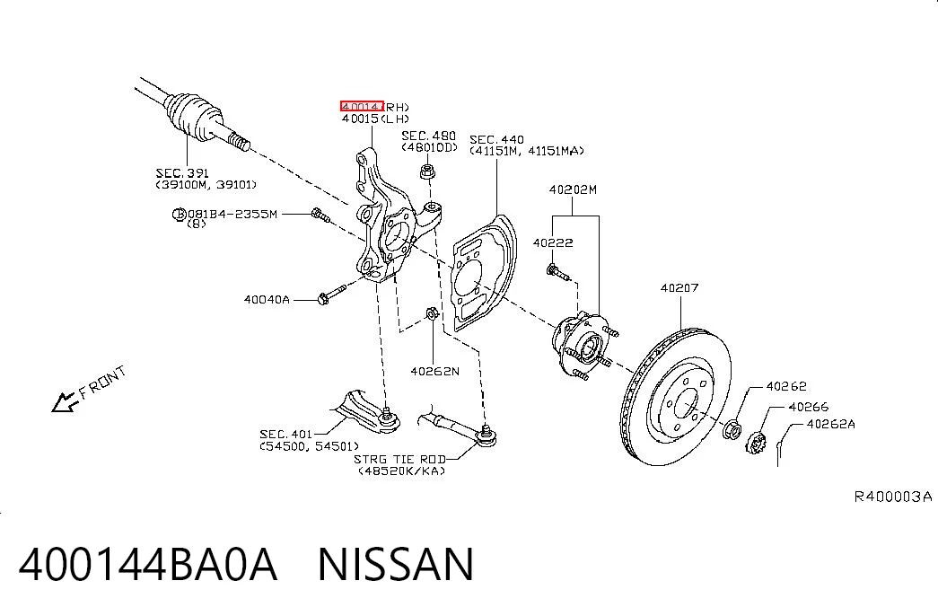 400144BA0A Nissan/Infiniti
