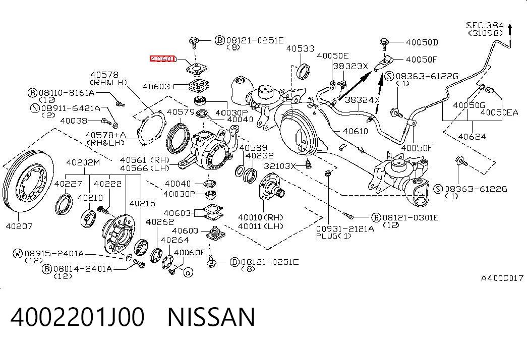 4002201J00 Nissan/Infiniti