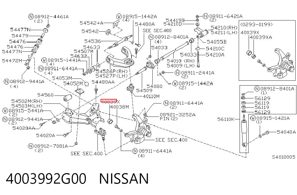 4003992G00 Nissan/Infiniti