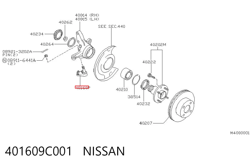 Rótula inferior de suspensión Nissan Vanette CARGO furgoneta (C23) (1995 - 2001) precio, desde 15,02 EUR
