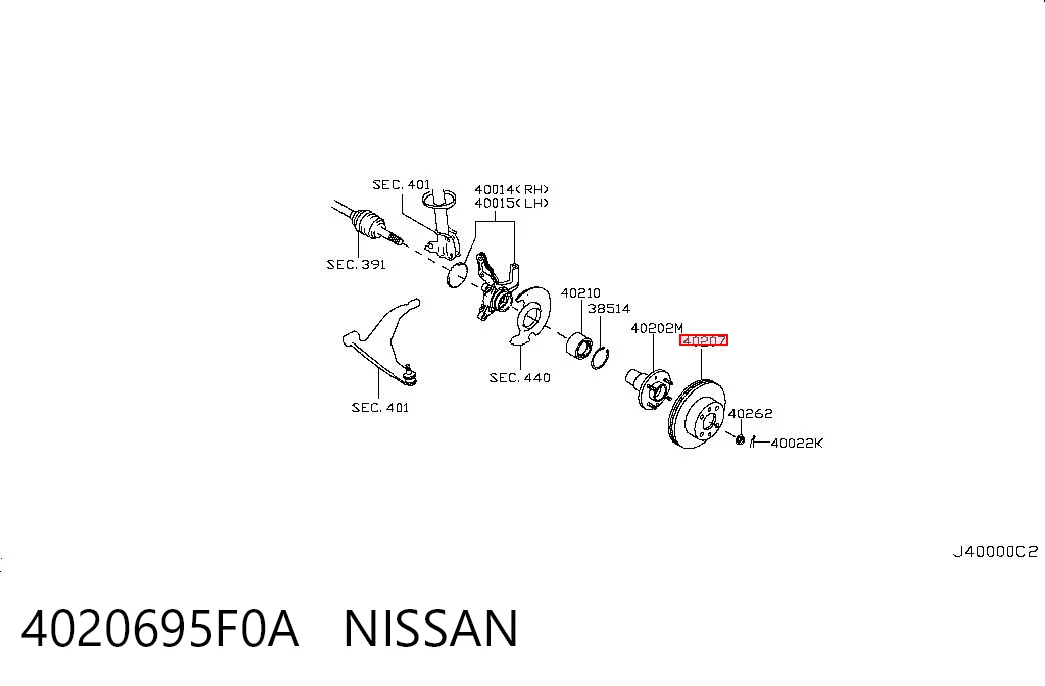 4020695F0A Nissan/Infiniti