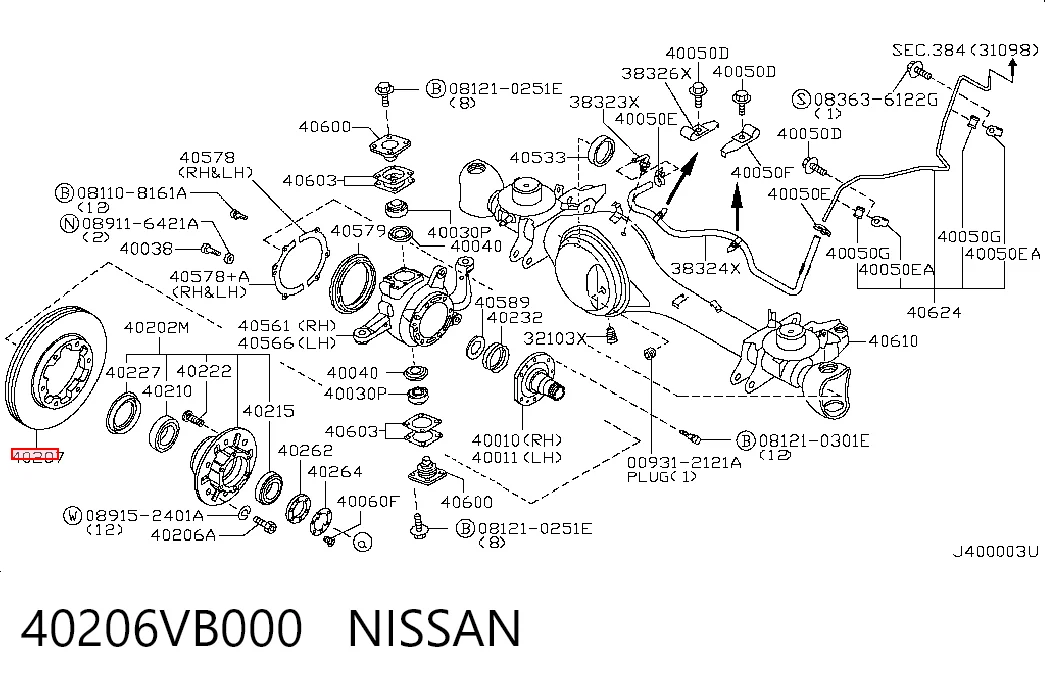  Disco de freno Nissan Patrol 