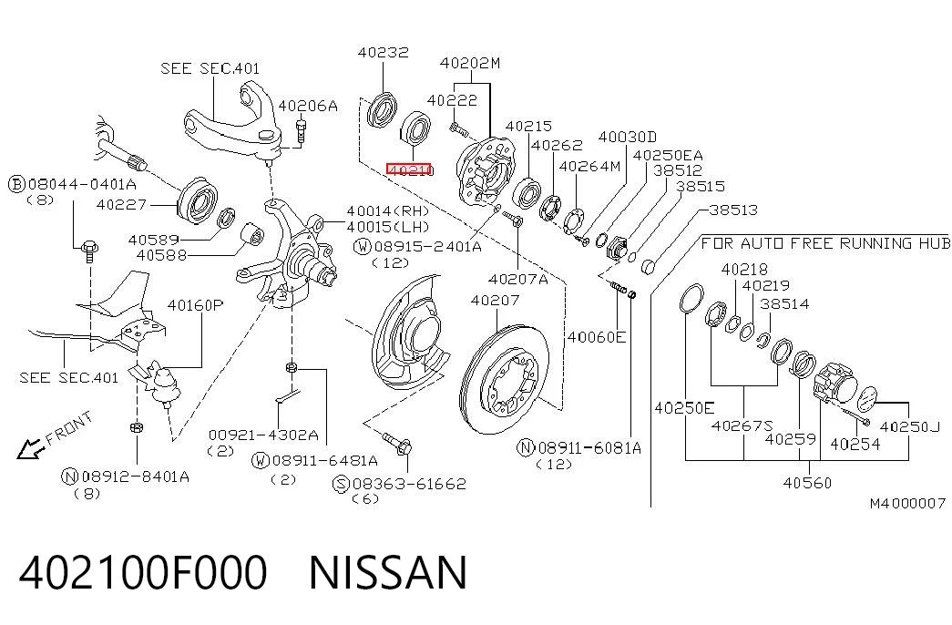 402100F000 Nissan/Infiniti