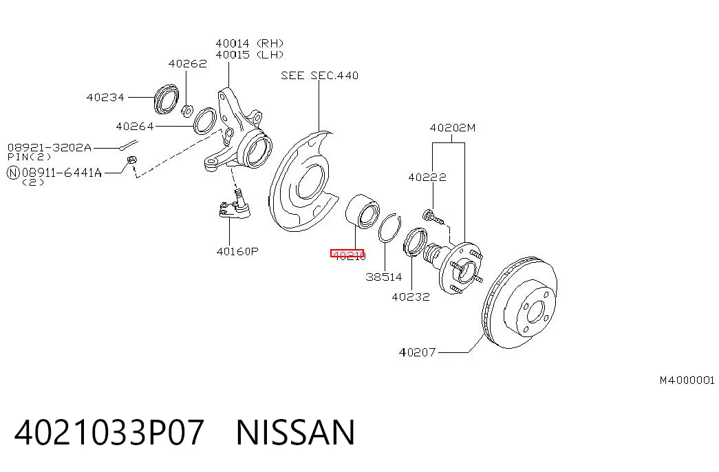 Comprar Cojinete de rueda delantero Nissan Vanette Cargo C23