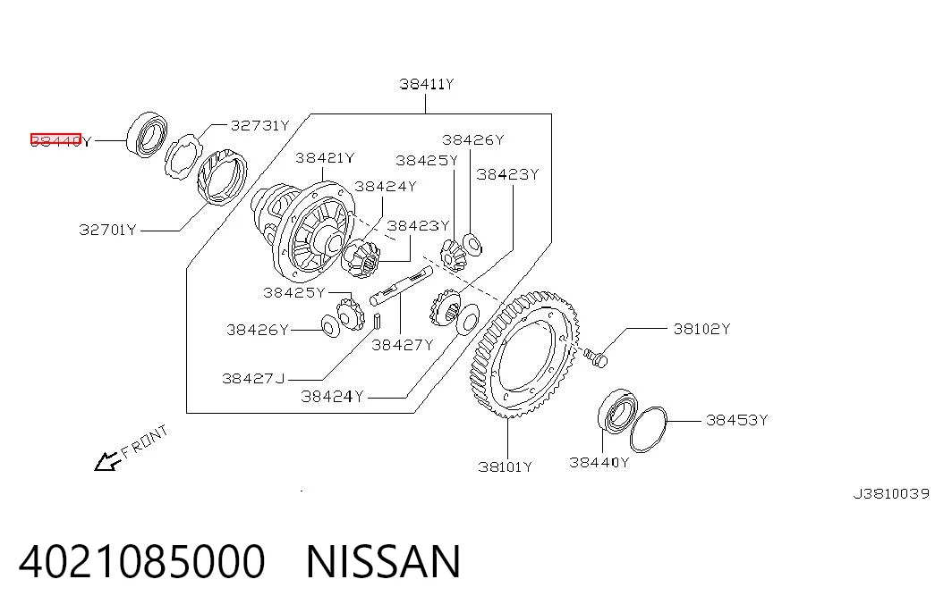 4021085000 Nissan/Infiniti