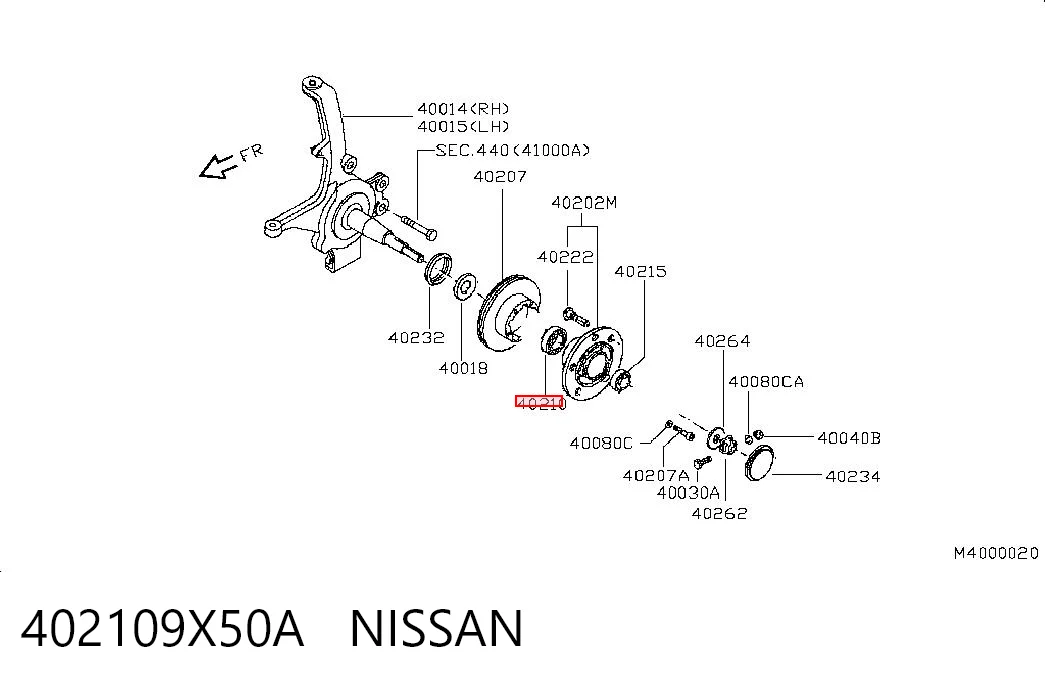 402109X50A Nissan/Infiniti