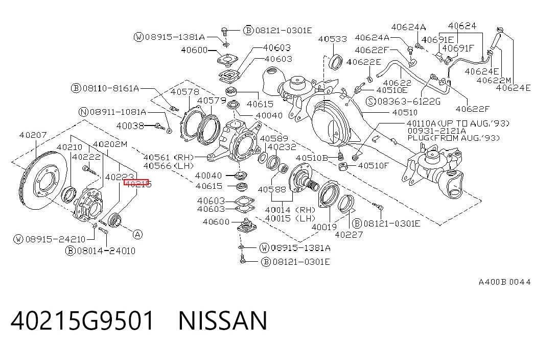 40215G9501 Nissan/Infiniti
