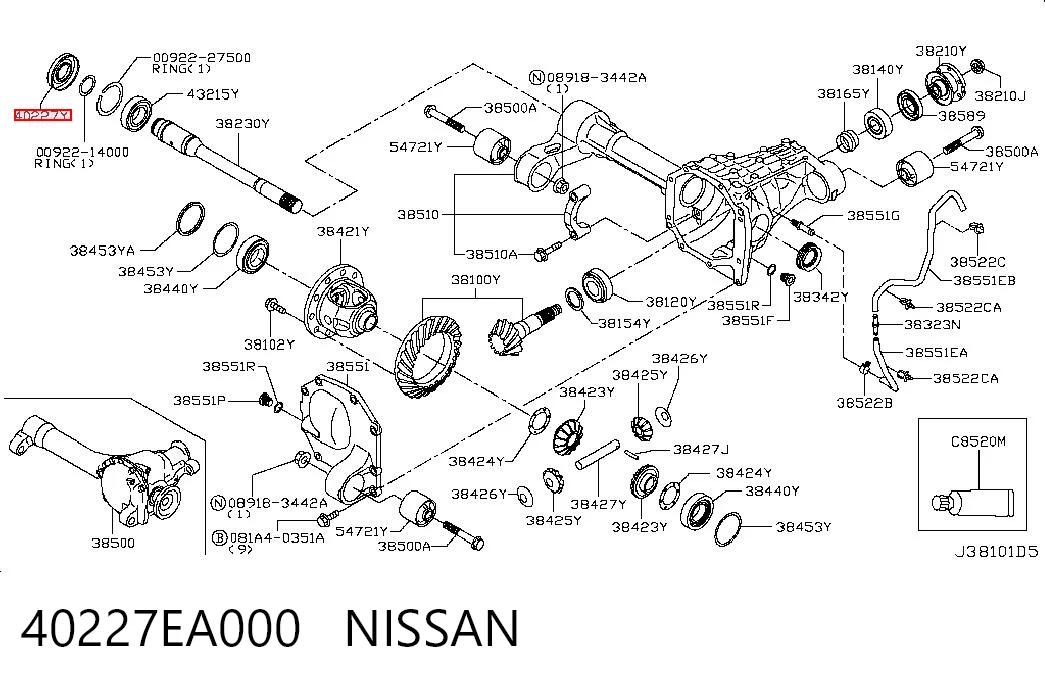 40227EA000 Nissan/Infiniti