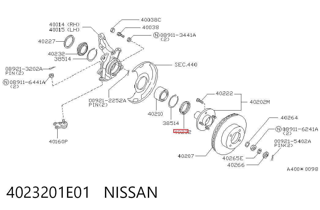 4023201E01 Nissan/Infiniti