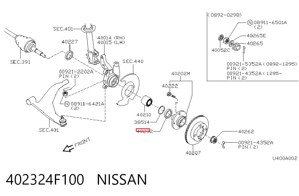 402324F100 Nissan/Infiniti