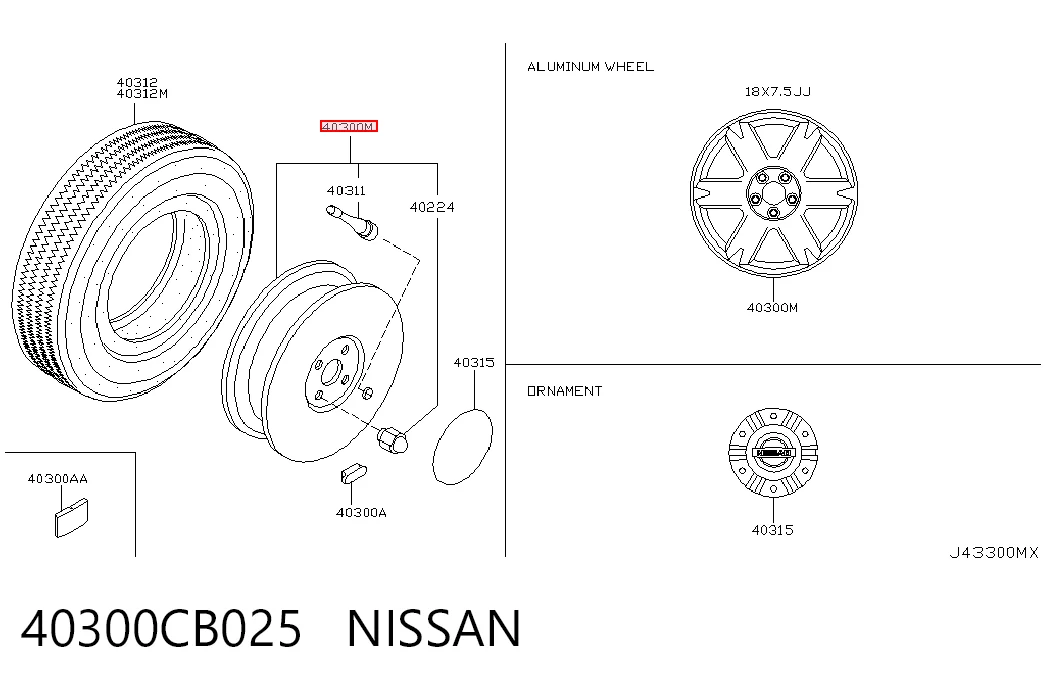 Comprar Llantas de aleación Nissan Murano  Z50 a bajo precio