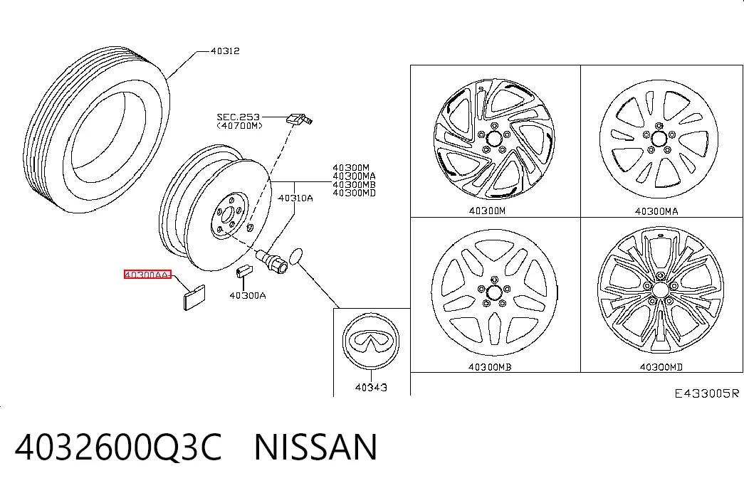 4032600Q3C Nissan/Infiniti