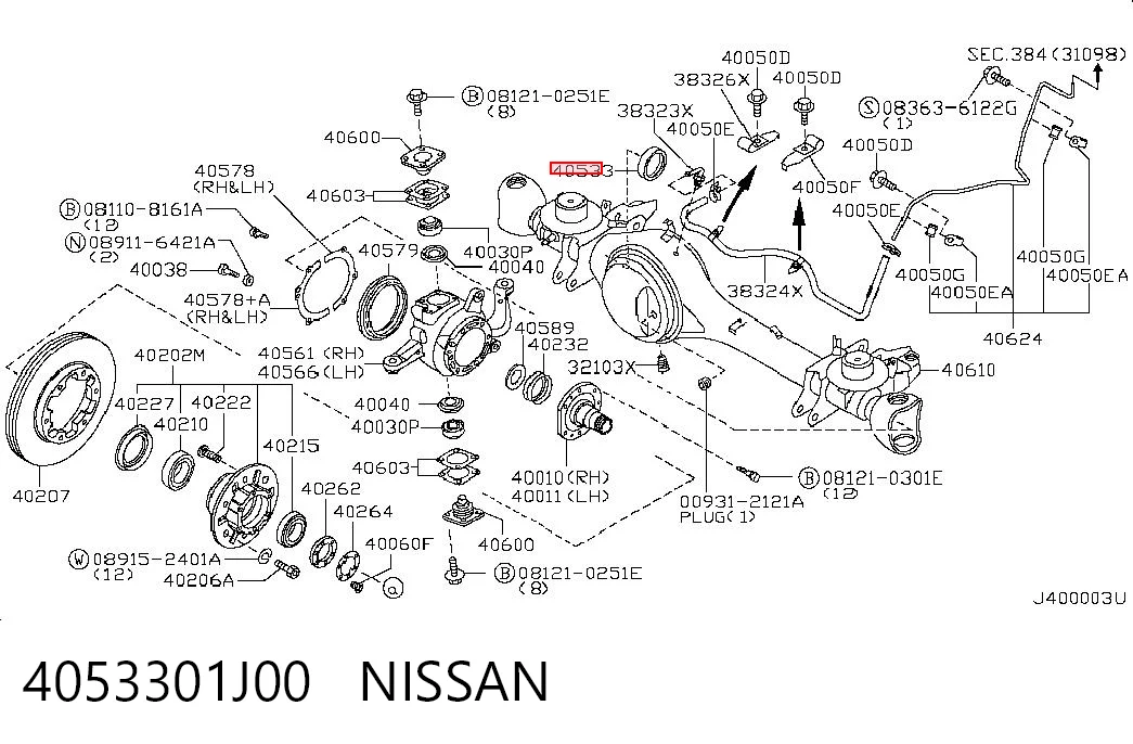 4053301J00 Nissan/Infiniti