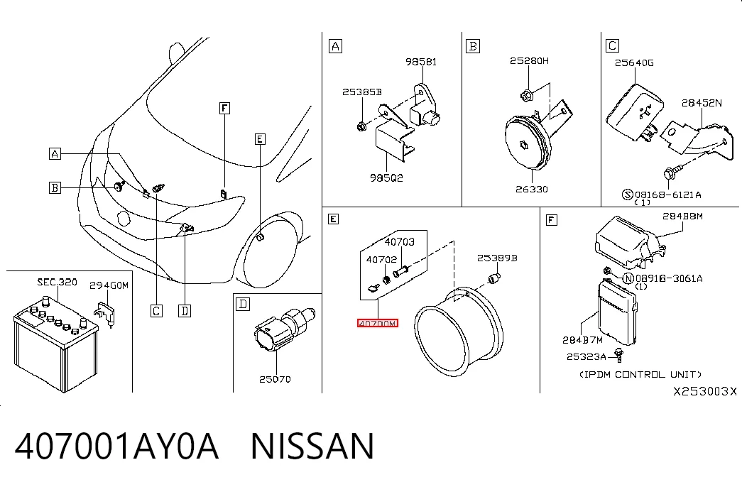 Sensor de presion de llantas Nissan Murano SUV (Z51) (2008 - 2014) precio, desde 38,93 EUR