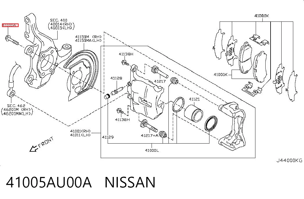 41005AU00A Nissan/Infiniti 