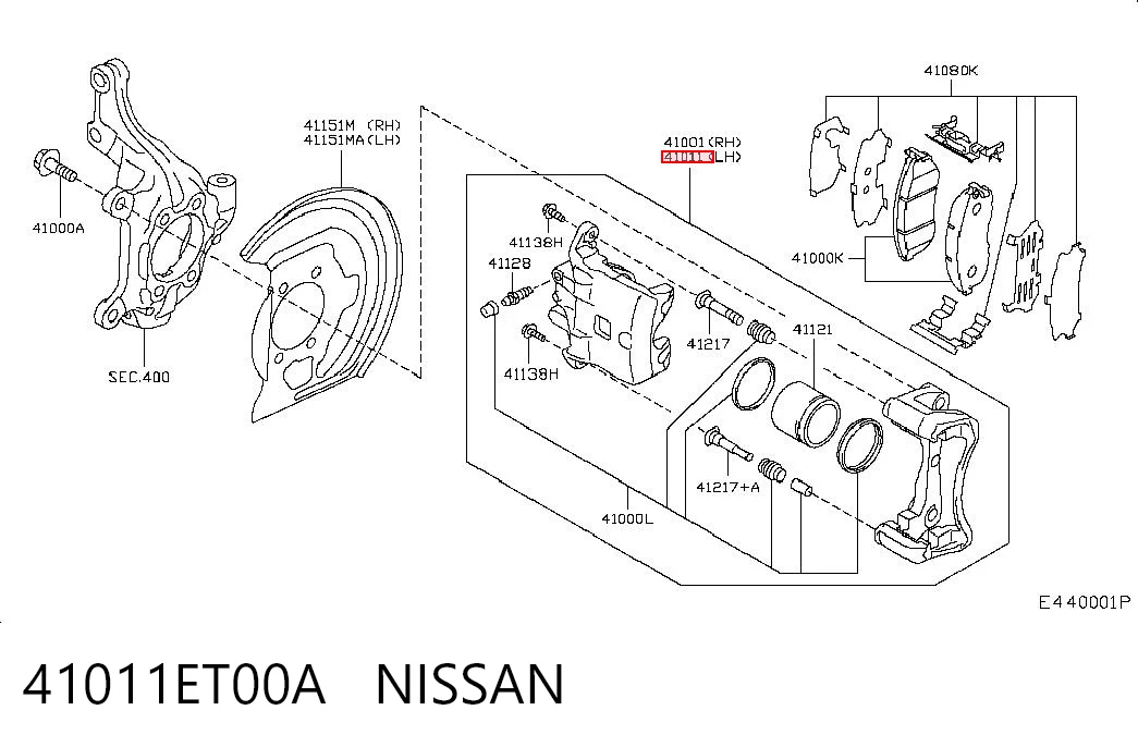 41011ET00A Nissan/Infiniti