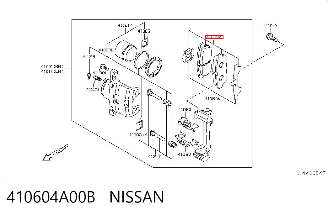 410604A00B Nissan/Infiniti