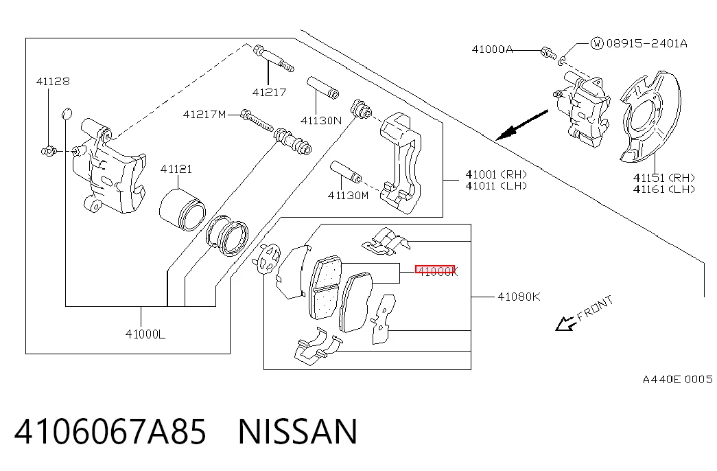 Pastillas de freno Nissan Sunny II sedán comprar en España