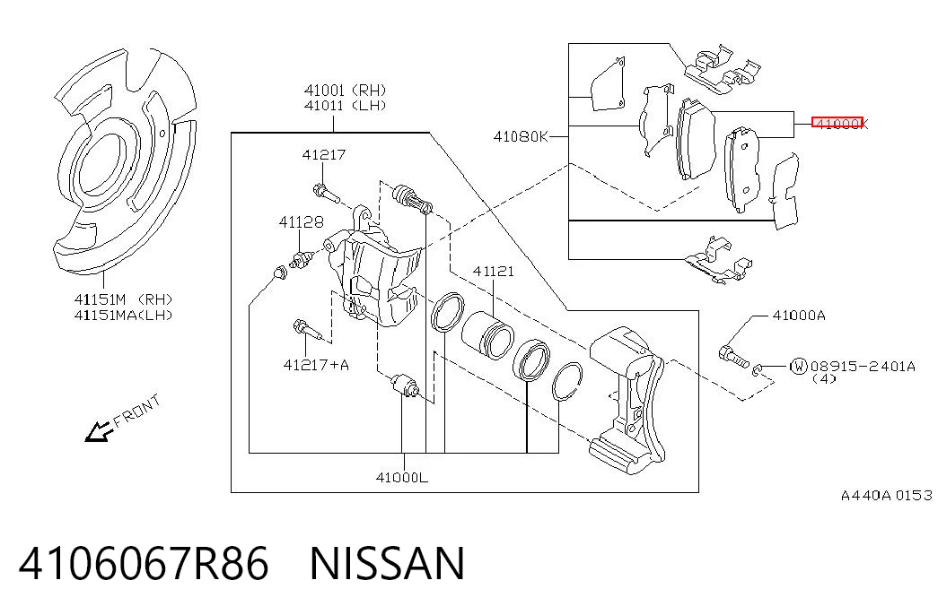 Comprar Pastillas de freno delanteras de disco Nissan Sunny III Y10 a bajo precio
