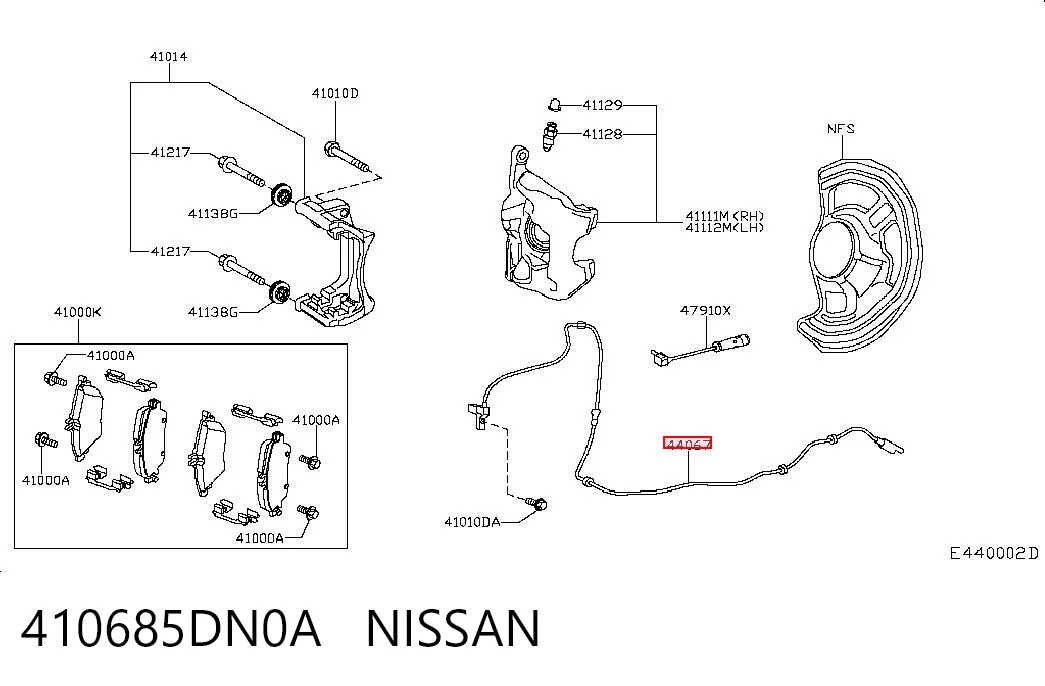 410685DN0A Nissan/Infiniti