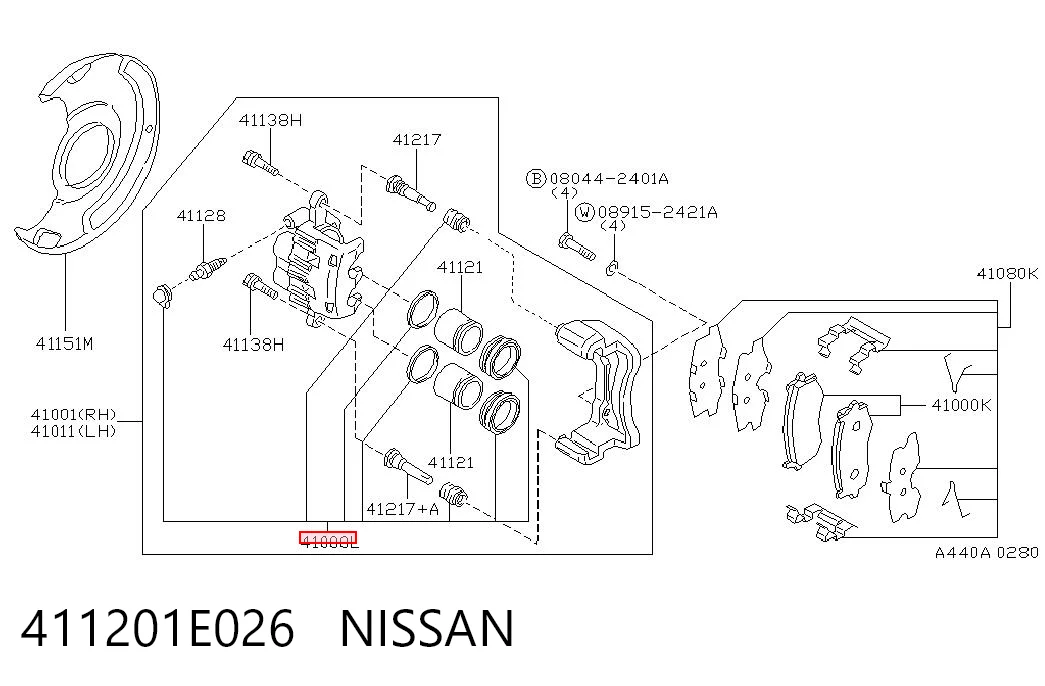 411201E026 Nissan/Infiniti