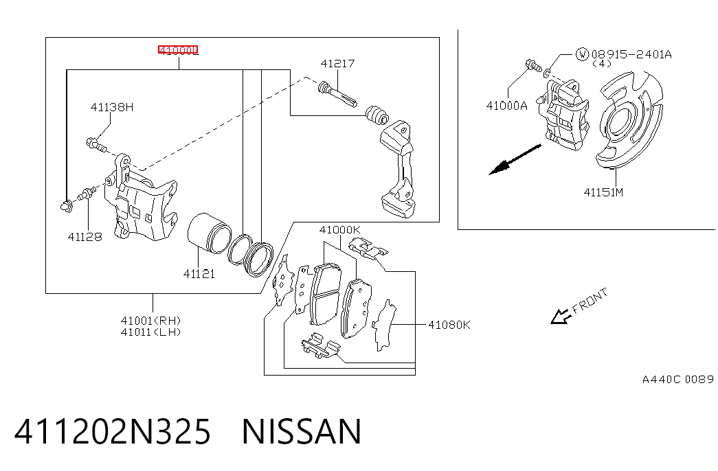 411202N325 Nissan/Infiniti