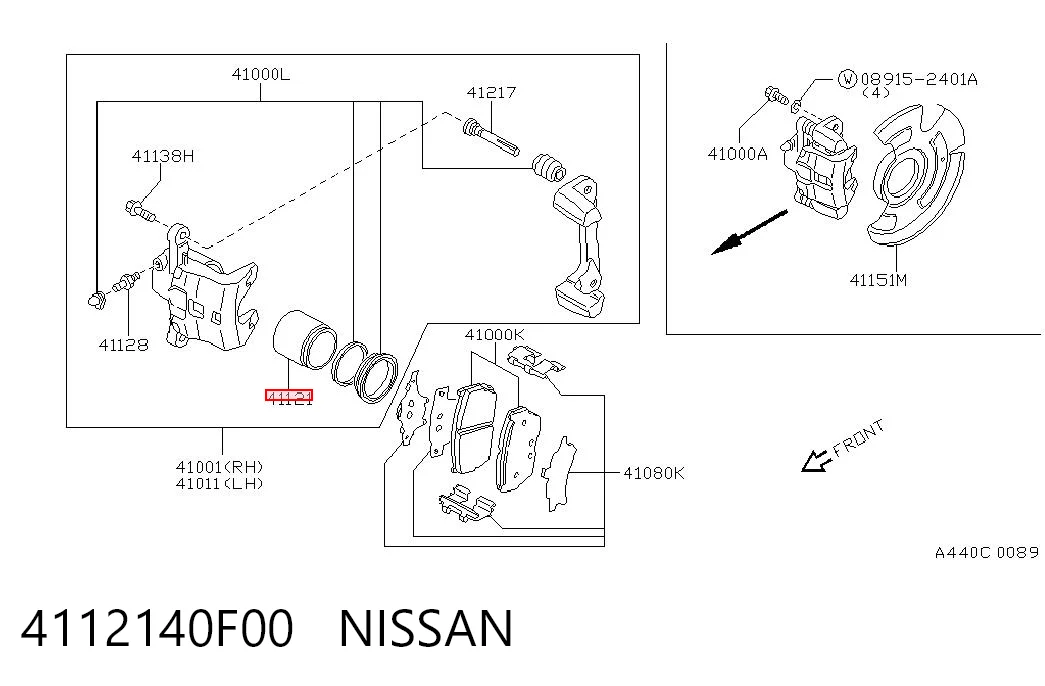 4112140F00 Nissan/Infiniti