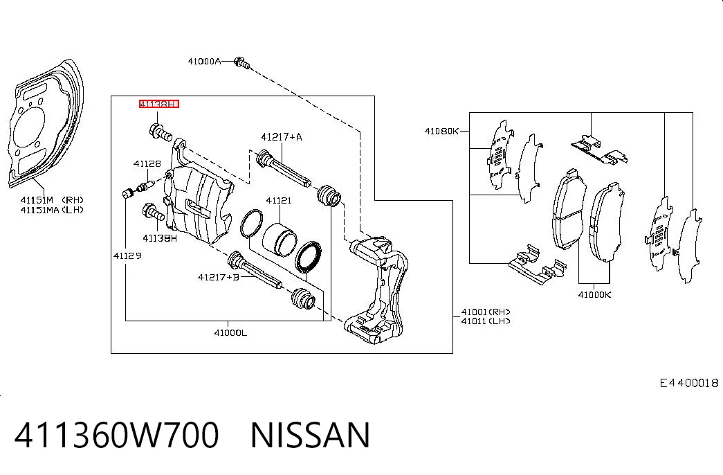 411360W700 Nissan/Infiniti