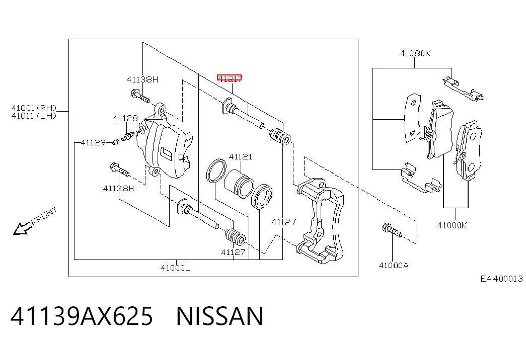 41139AX625 Nissan/Infiniti