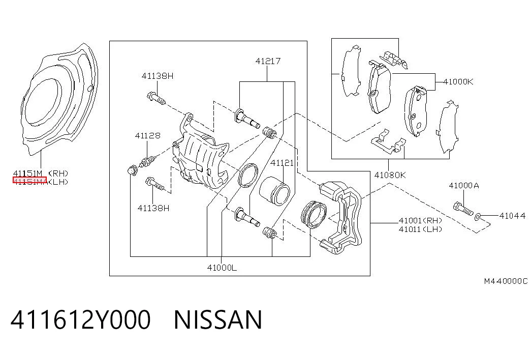 411612Y000 Nissan/Infiniti