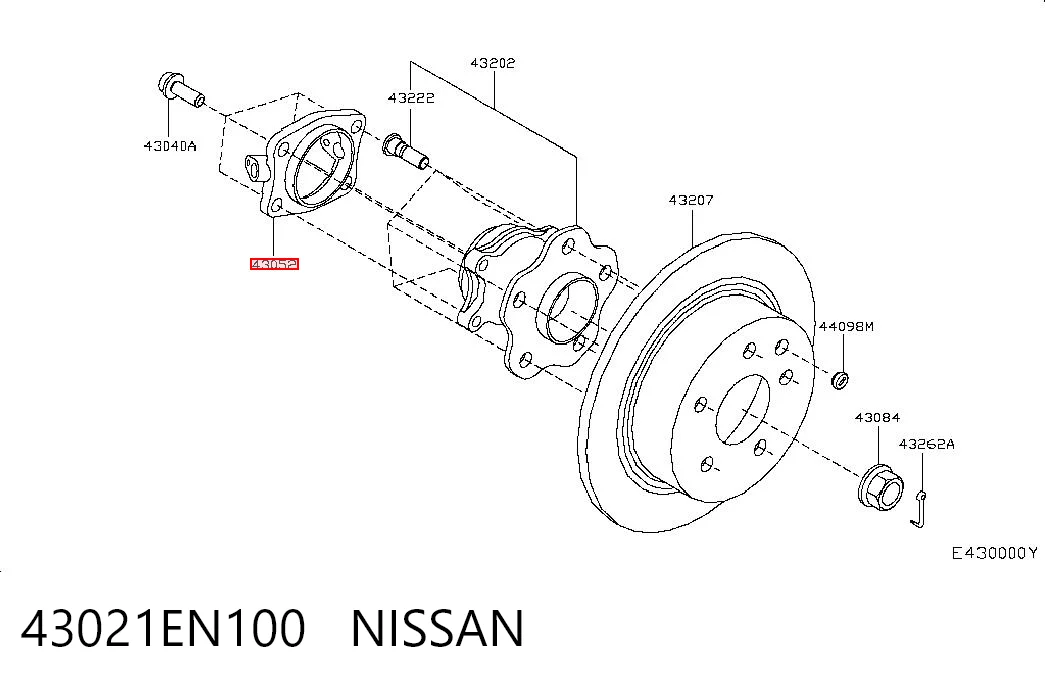 43021EN100 Nissan/Infiniti