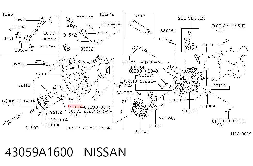 43059A1600 Nissan/Infiniti