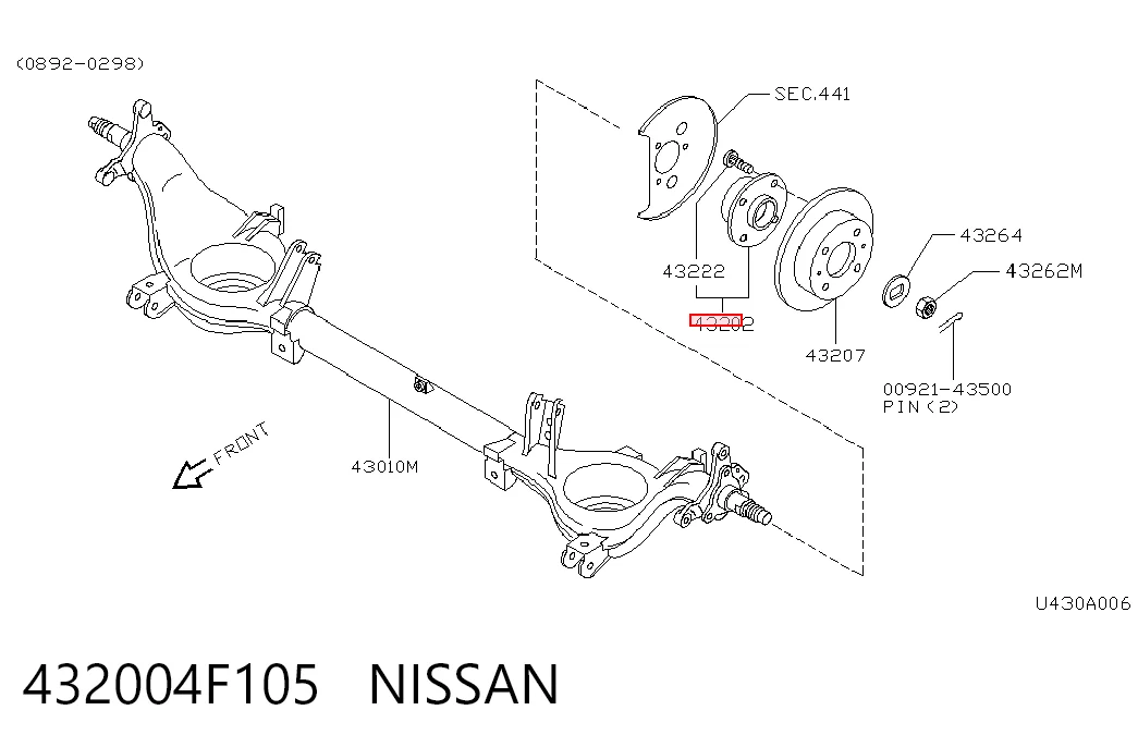 Bujes de ruedas Nissan Micra  (K11)